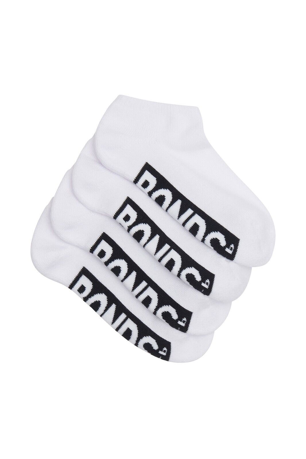Bonds Kids Logo Cushioned Low Cut Socks Cotton Comfy Cushioning 4 Pack RXTV4W