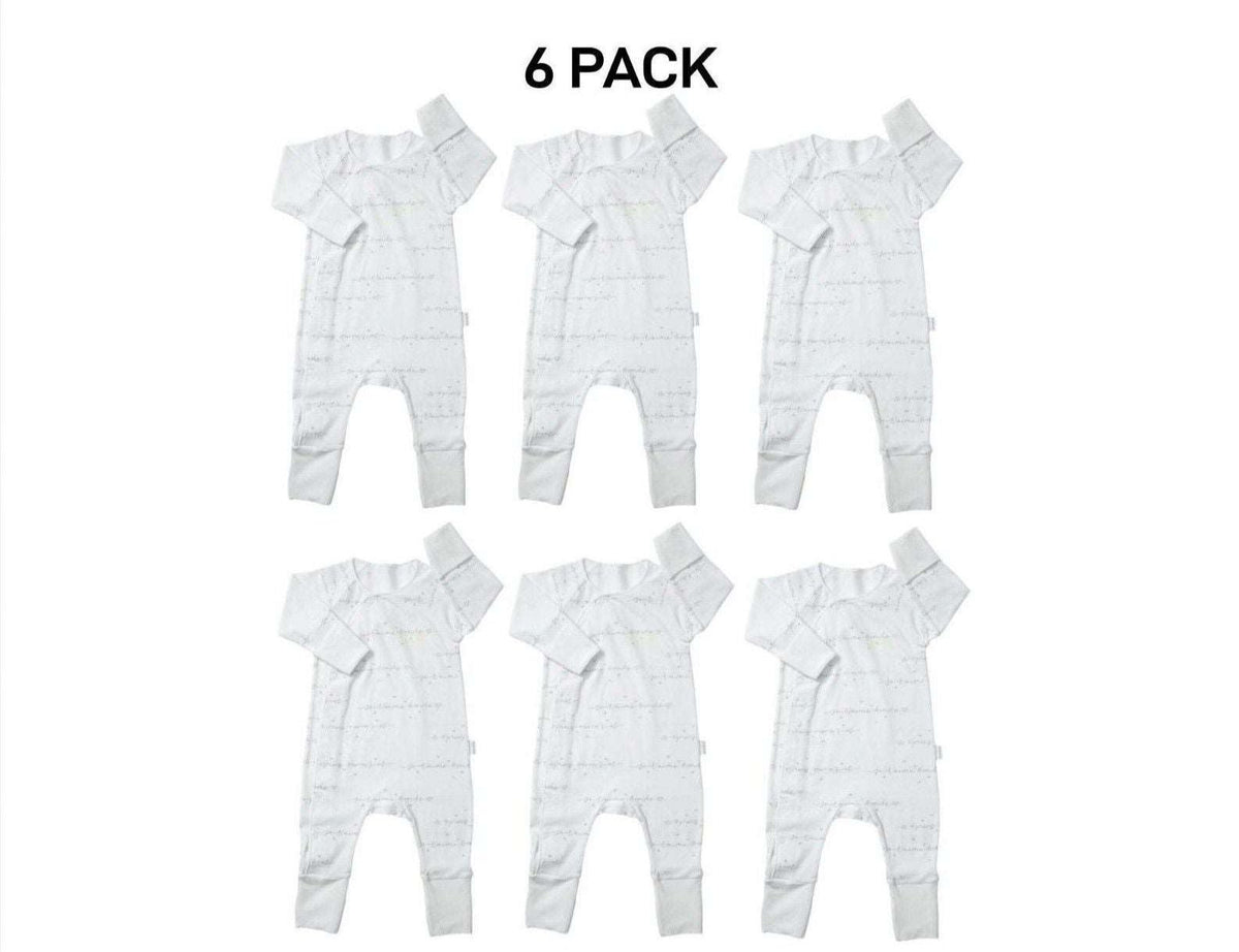 Bonds Baby Newbies Coverall Super Soft Cozysuit & Stretchable Fabic 6 Pack BXQBA