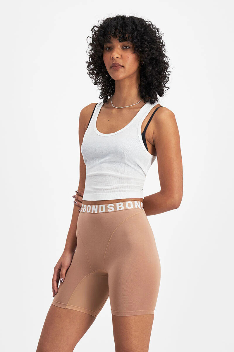 Bonds Womens Chafe Off Short Ultimate Thigh Saver Chafe Off Panel 3 Pack WR4P