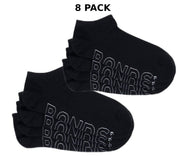 Bonds Men Logo Lightweight Low Cut 8 Pack Mesh Cotton Socks Run Trainer SXN44N