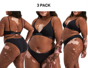 Bonds Womens Original Bikini Plain Breathable Stretchy Waist 3 Pack WVGMA