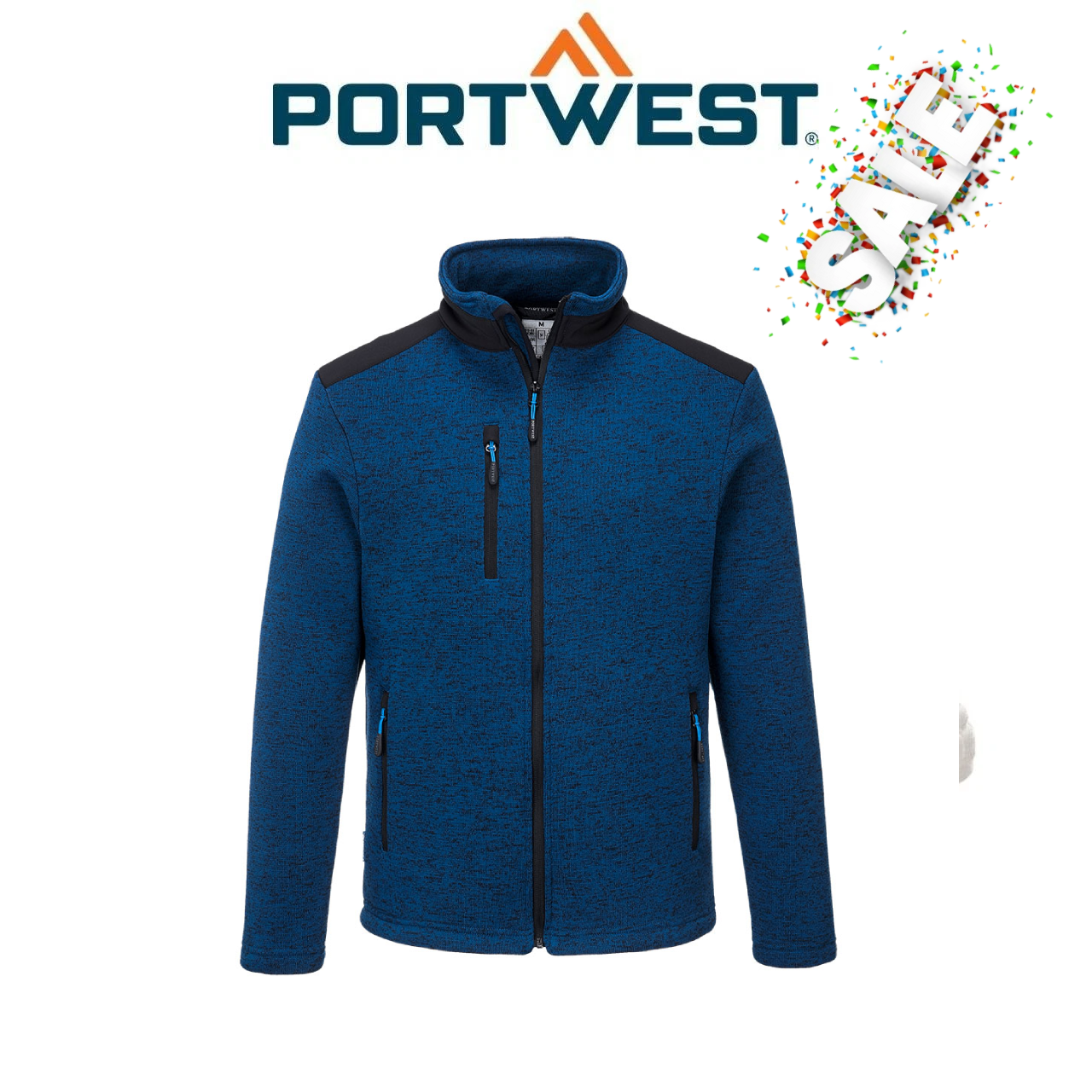 Clearance! Portwest KX3 Performance Fleece Front Zip Long Sleeve Jacket T830