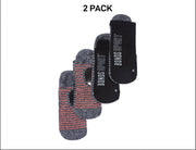 Bonds Mens Sport Tech No Show Sock Cushioned Shock-Absorbing Sole 2 Pack SYCK2N