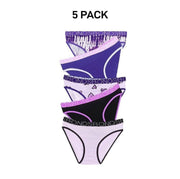 Bonds Girls Bikini Soft and Stretchy Fit Perfect Everyday Coverage 5 Pack UWNV5A
