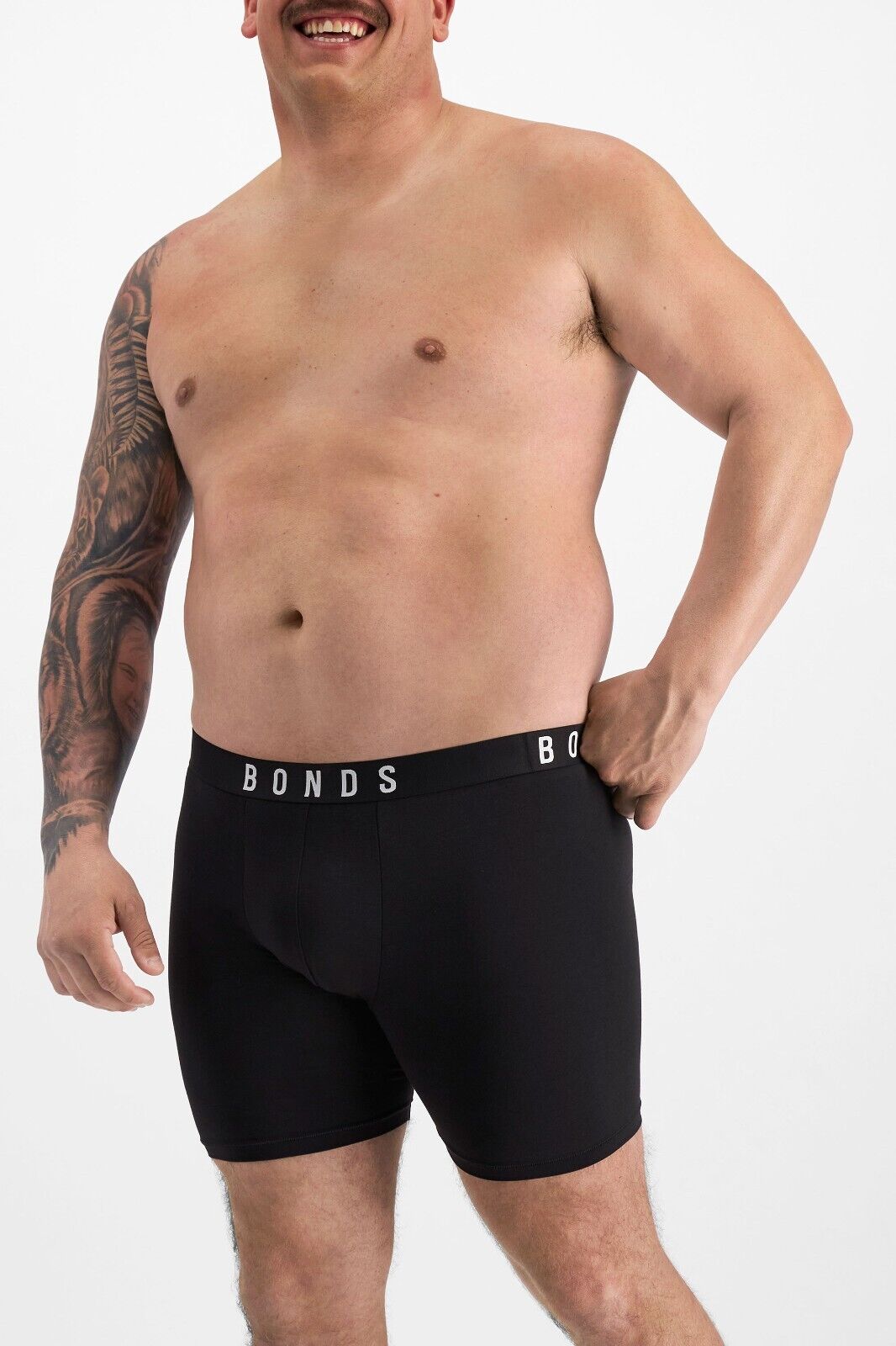 Bonds Mens Originals Mid Trunk Soft Breathable Cotton for Comfort MXUKA