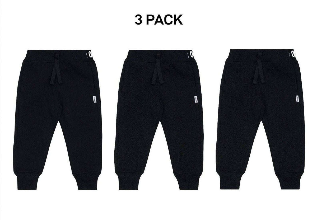 Bonds Baby Fleece Trackie Pants Stretchy Branded Waistband Snuggly 3 Pack KVRJA