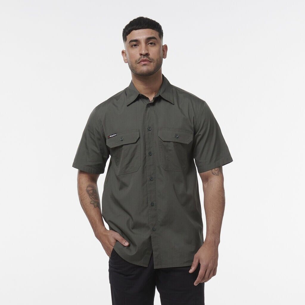 KINGGEE Mens Vented Workcool Breathable Pockets Lightweight Shirt K14030-Collins Clothing Co