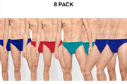 Bonds Mens Action Brief Soft Cotton and Encased Elastic Comfort 8 Pack M8OS4