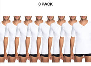Bonds Mens Genuine V-Neck Raglan Tee Suit in Every Size and Shape 8 Pack M9762W