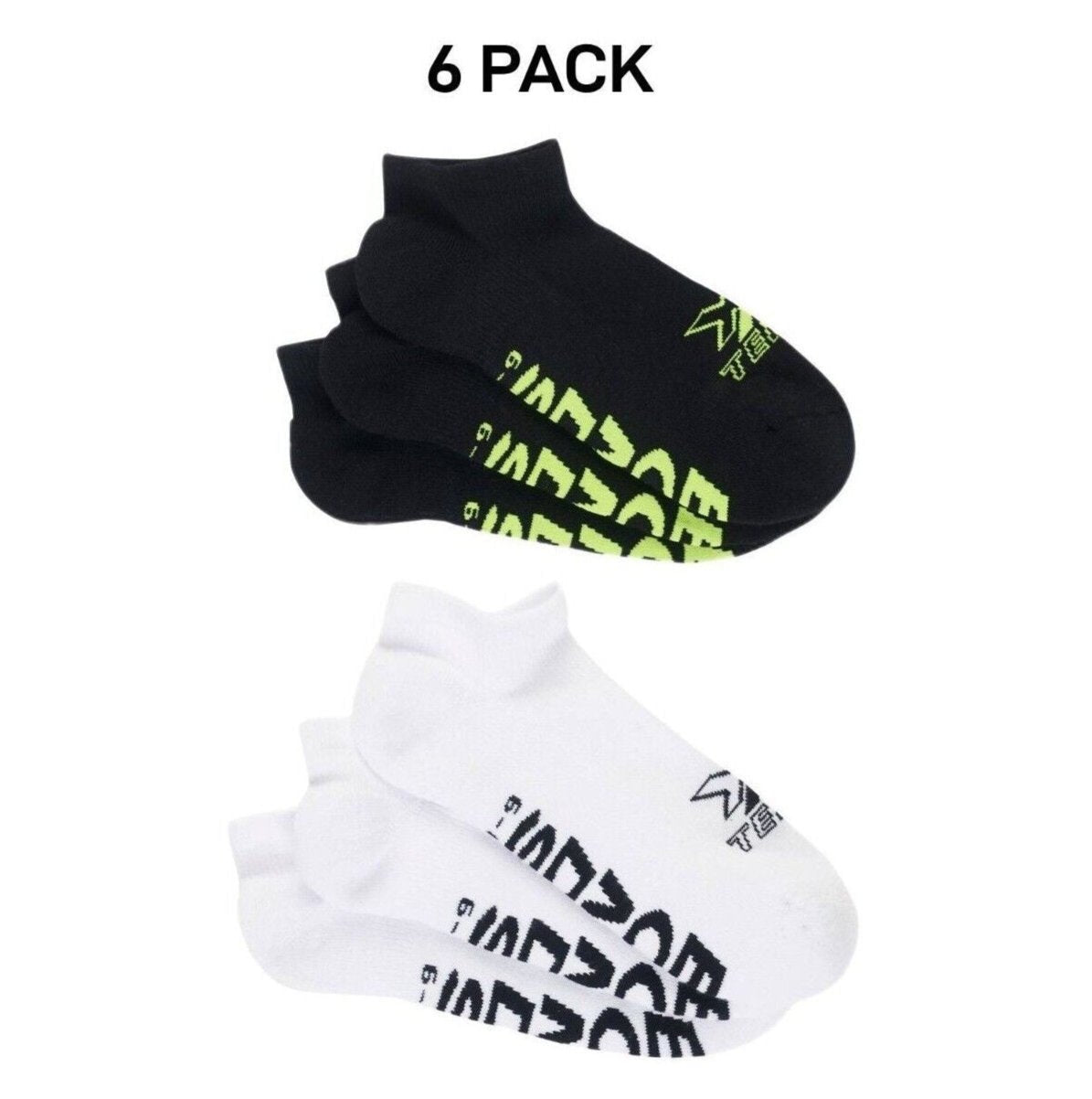 Bonds Mens X-Temp Low Cut Socks Dynamic Dual Action Cooling 6 Pack SXX83N