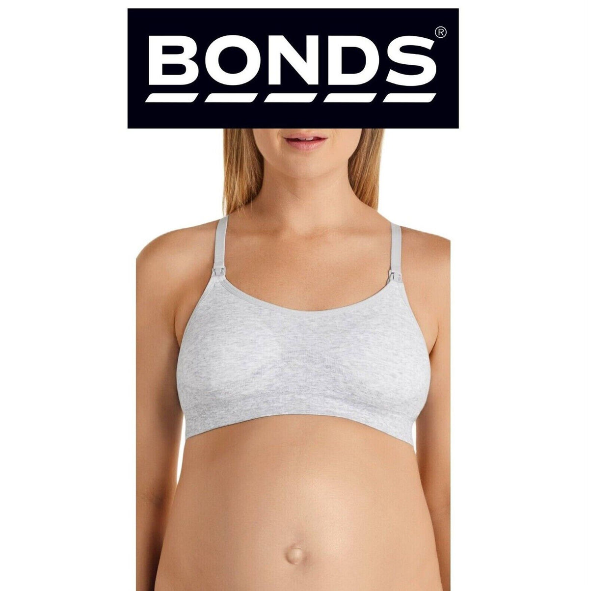 Bonds Womens Seamless Maternity Wirefree Crop Soft Support YYCEY