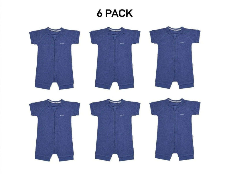 Bonds Baby Waffle Romper Soft Recycled Cotton Stretchy Fabric 6 Pack BWRNA