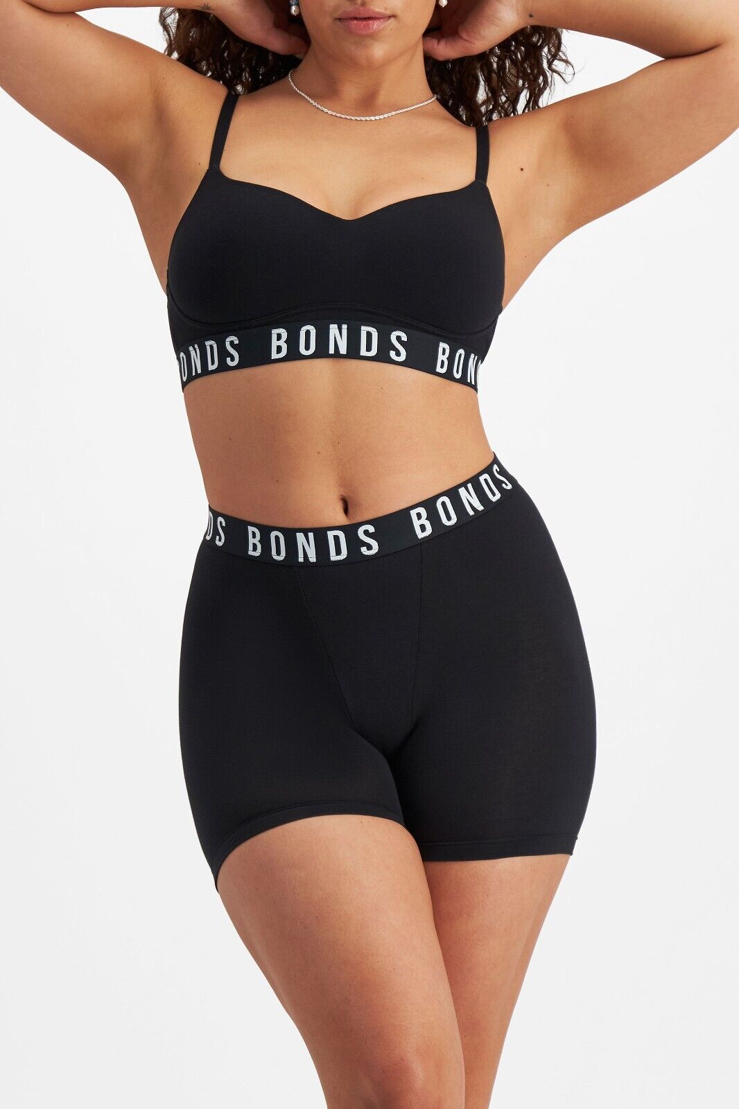 Bonds Womens Icons Super Logo Short Comfy Extra Coverage Mid-Length 3 Pack WR4V