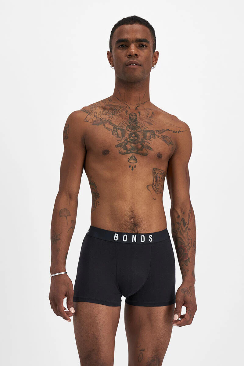 Bonds Mens Originals Trunk Super Soft Flat Seams For Comfier Fit 6 Pack MXULA