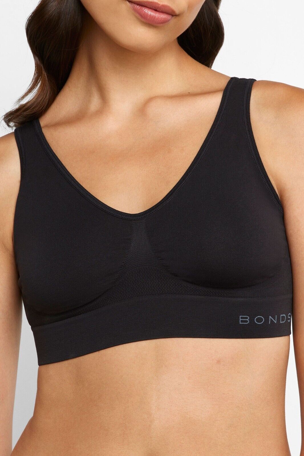Bonds Womens Comfy Crop Regular Super Soft Flexible Wirefree Bra 3 Pack WVLHY