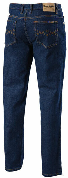 SALE Hard Yakka Stretch Cotton Denim Tough Work Tough Straight Jeans Y44610