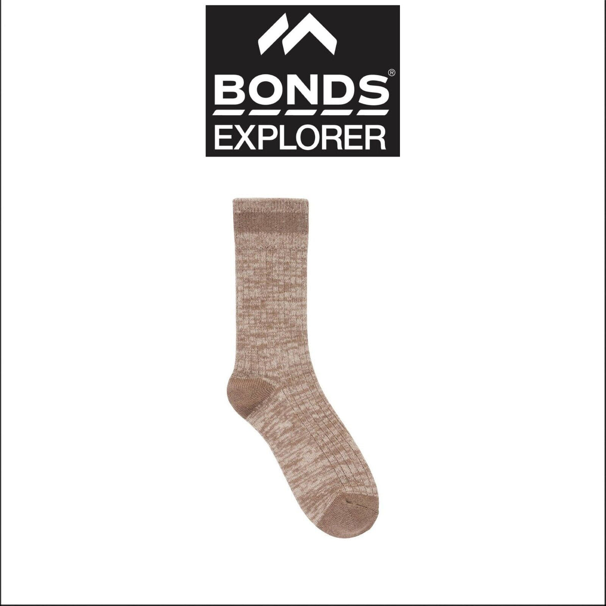 Bonds Explorer Camp Wool Crew Soft Cushioned Durable Sock SYQE1N