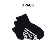 Bonds Kids Cushioned Quarter Crew Thickness for Comfiness Sock 3 Pack RXVP3N