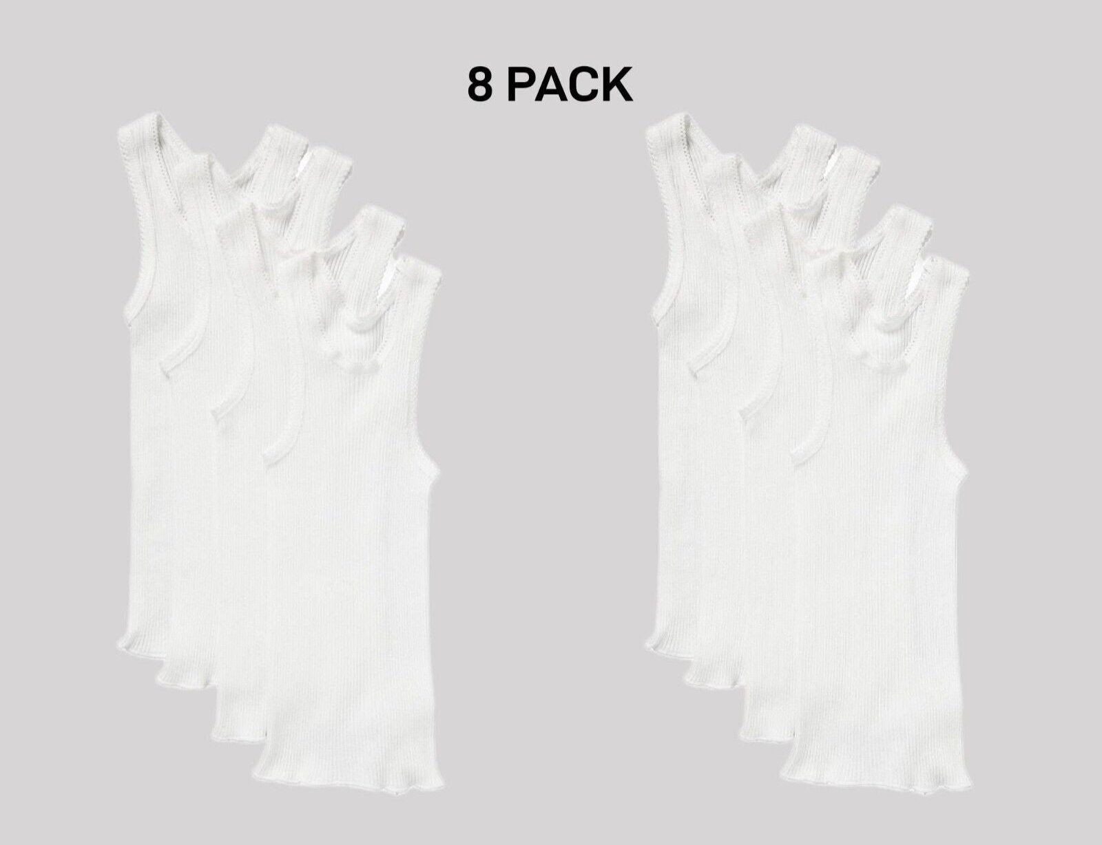 Bonds Baby Ribbed Singlets Vest Comfortable Warmth Side Seamfree 8 Pack BYLV