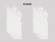 Bonds Baby Ribbed Singlets Vest Comfortable Warmth Side Seamfree 8 Pack BYLV