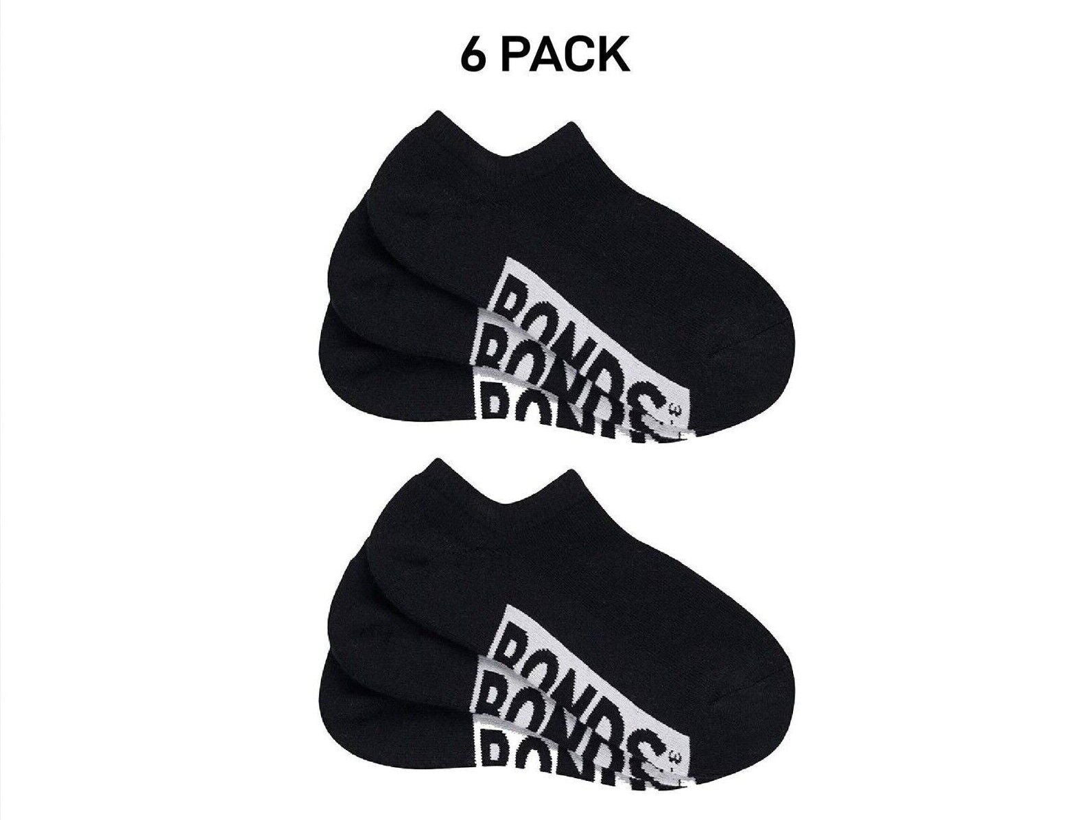 Bonds Womens Cushioned No Show Socks Extra Comfort and Smooth Toe 6 Pack LXPX3N