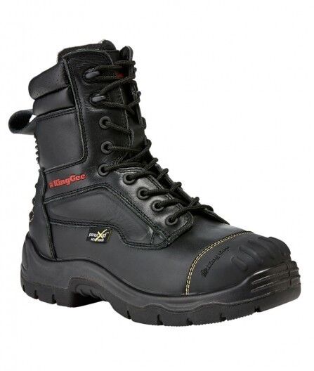 Mens KingGee Phoenix Leather Met Fire Boot Work Lace Safety Tech Safe K27850