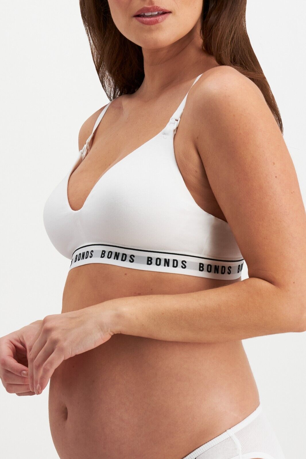 Bonds Womens Maternity Wirefree Contour Bra Comfy and Flattering 3 Pack YWYBY