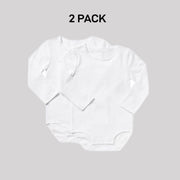 Bonds Baby Wonderbodies Long Sleeve Bodysuit Ultimate Comfort 2 Pack BY4RA