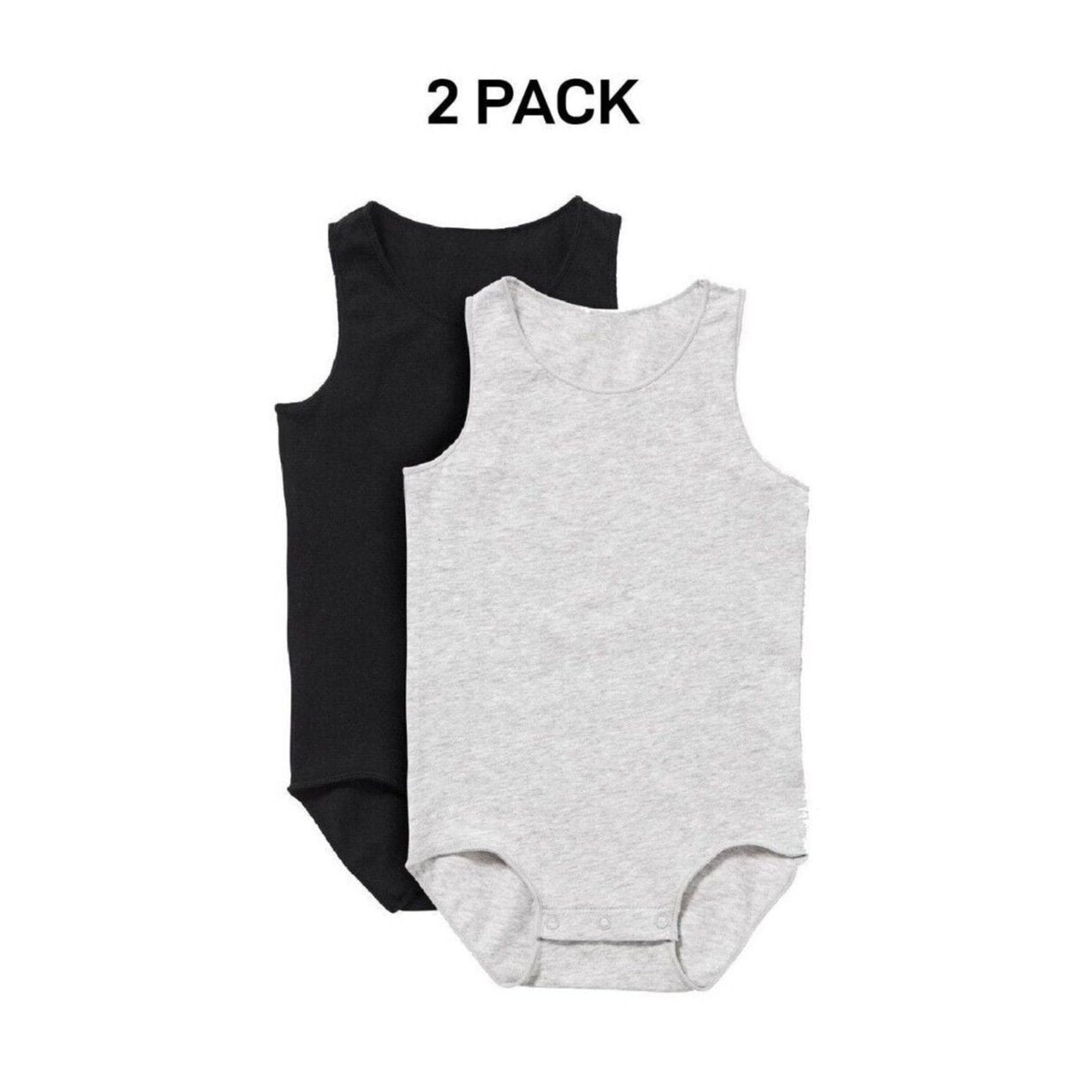 Bonds Baby Wonderbodies Singlet Suit Super Stretchy Cotton Fabric 2 Pack BXW6A