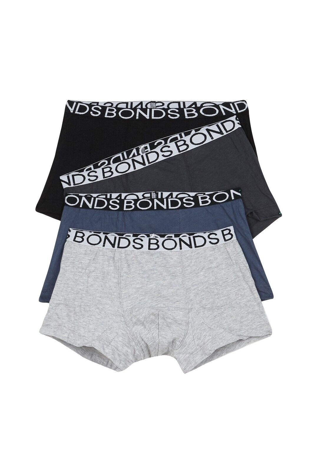 Bonds Boys Trunk Supportive Pouch with Comfy Coverage 4 Pack UWCD4A KGY