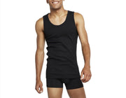 Bonds Mens Organic Chesty Cotton Rib Modern Classic Singlet Shape MX3R