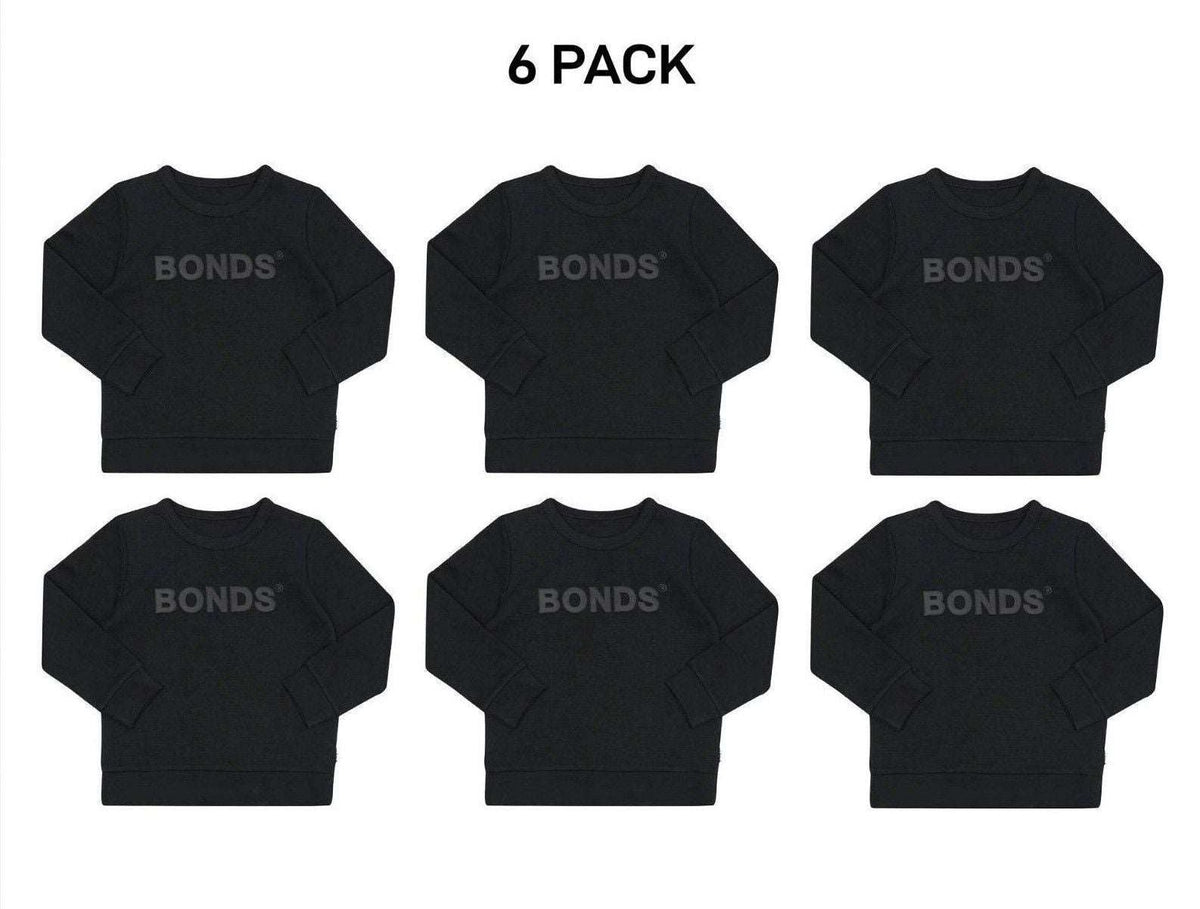 Bonds Baby Tech Sweats Pullover Ultimate Warm Comfort Sporty Style 6 Pack KVQTA