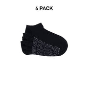 Bonds Mens Logo Lightweight No Show With Mesh Cooling Zone Socks 4 Pack SXN44N