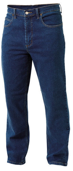 Mens KingGee Stonewash Blue Denim Work Jeans Pants Workwear Safety Tough K03020