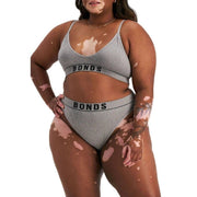 Bonds Womens Retro Rib Hi Leg Bikini Comfortable Smooth Waitband WU8GA