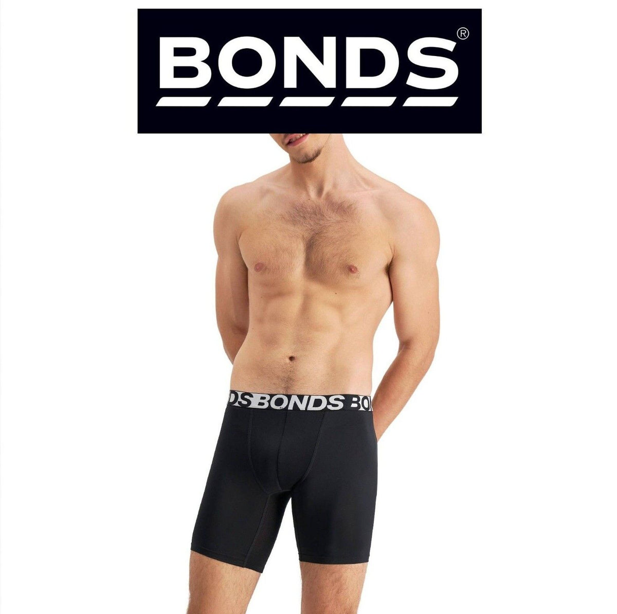 Bonds Mens Active Everyday Long Trunk Lightweight Double-Layer MWR9