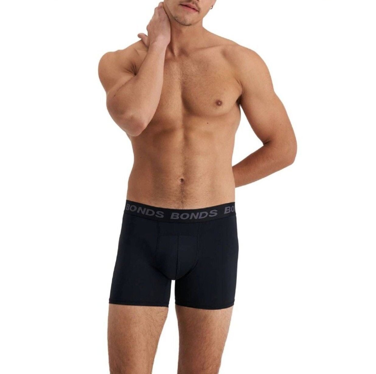 Bonds Mens Quickdry Trunk Wide Inner Leg Panel Moisture Wicking MWQL