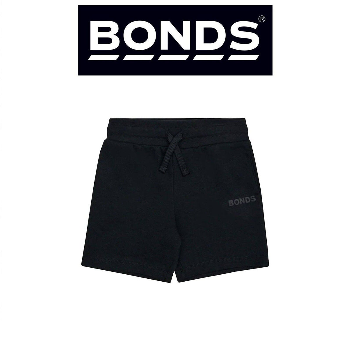 Bonds Kids Tech Sweats Short Lightweight Sporty Soft Rib Waistband KW93K