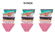 Bonds Girls Bikini Soft and Stretchy Perfect Everyday Coverage 15 Pack UWNV5A