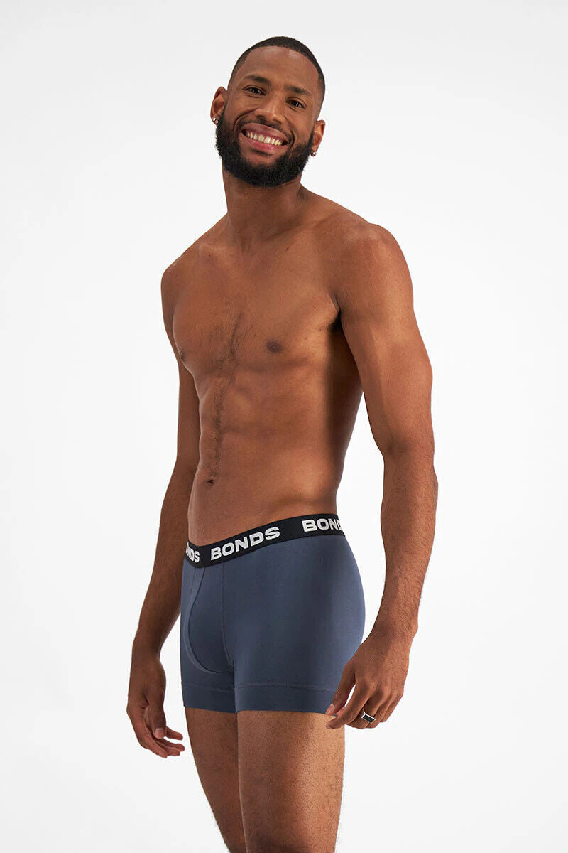 Bonds Mens Total Package Trunk Soft and Breathable Viscose Bamboo 3 Pack MWK83A
