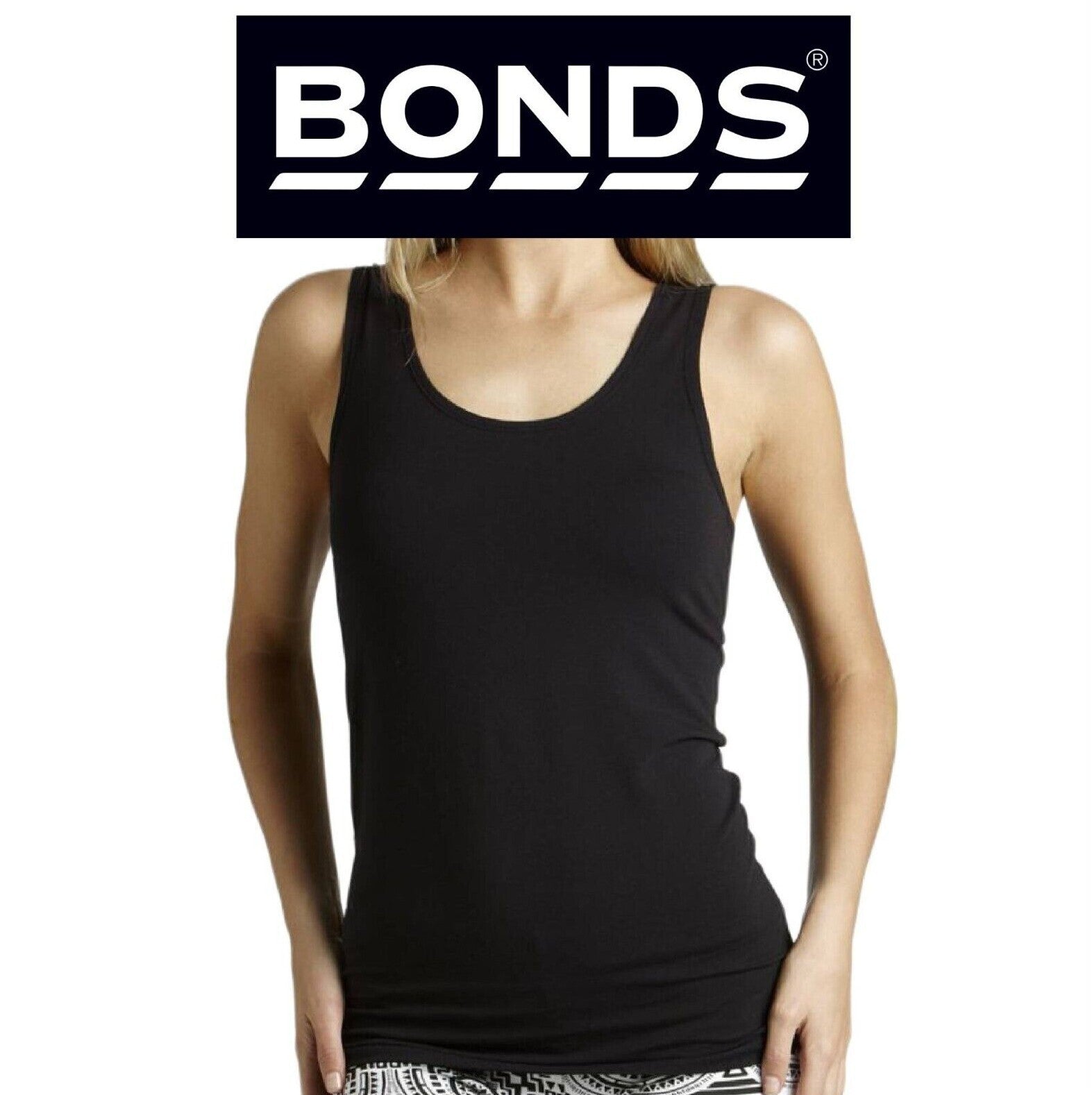 Bonds Womens Stretchy Chesty Tank Top Breathable Cotton Jersey WYEXY