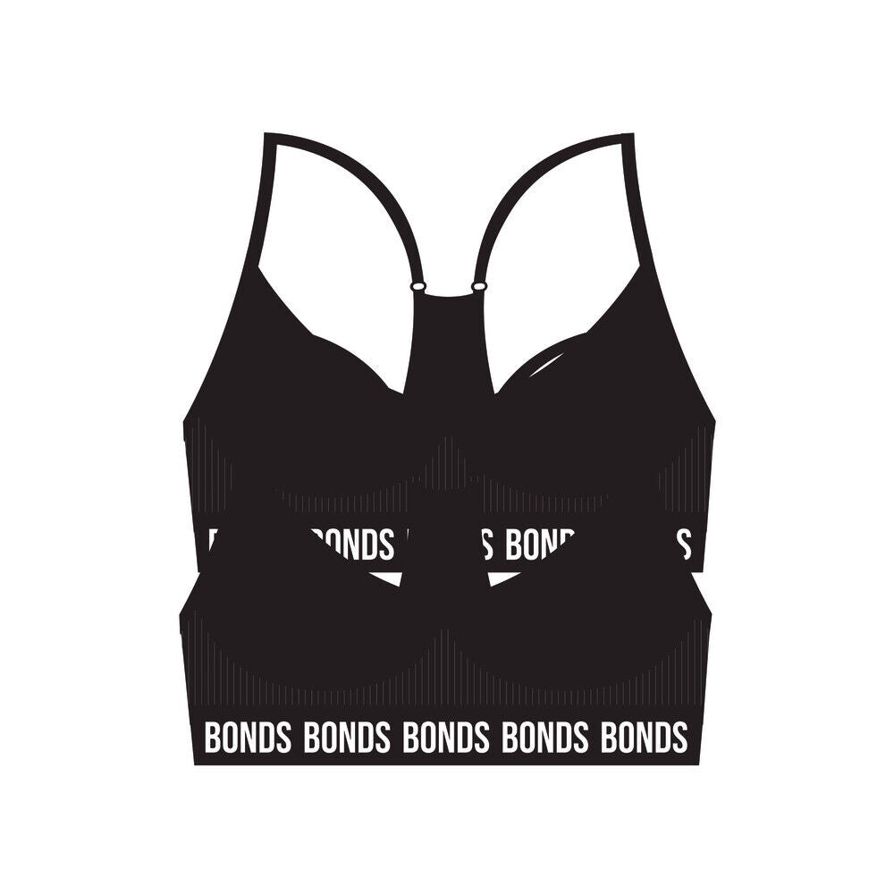 Bonds Girls Super Stretchies Racer Crop Double Layered Front 8 Pack UXNK2A