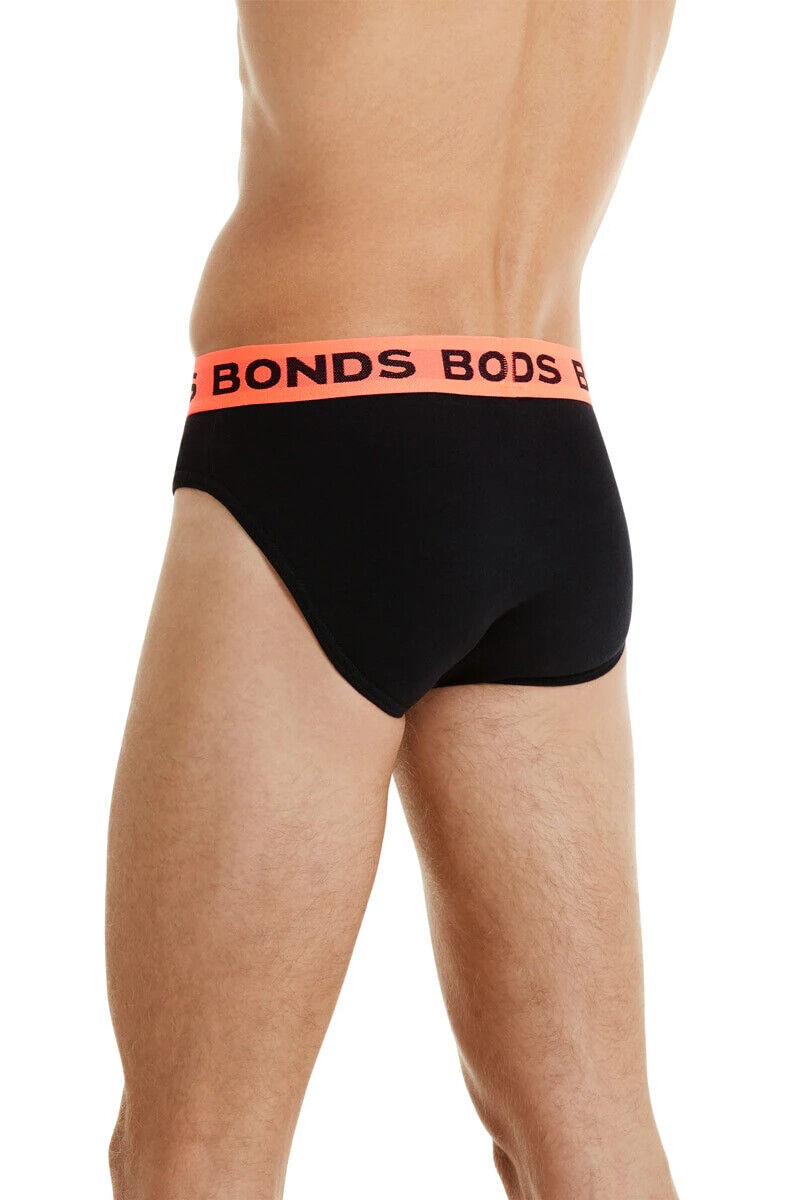 Bonds Mens Hipster Brief Super Soft Branded Elastic Waistband 15 Pack M8DMTX