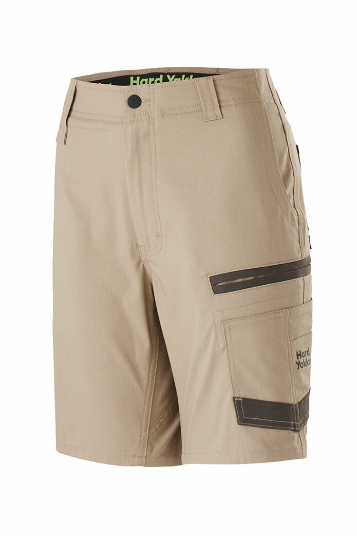 Hard Yakka 2 Pack Raptor Mid Shorts Work Comfortable Cargo Tough Flexible Y08228