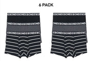 Bonds Mens Everyday Trunks Convenience Comfort & Value Underwear 6 Pack MWQ33A