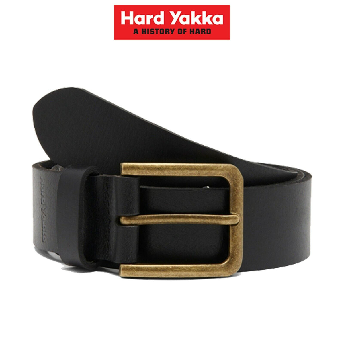 FATHER'S DAY SALE! Mens Hard Yakka Genuine Leather Metal Buckle Work Belt Y22826