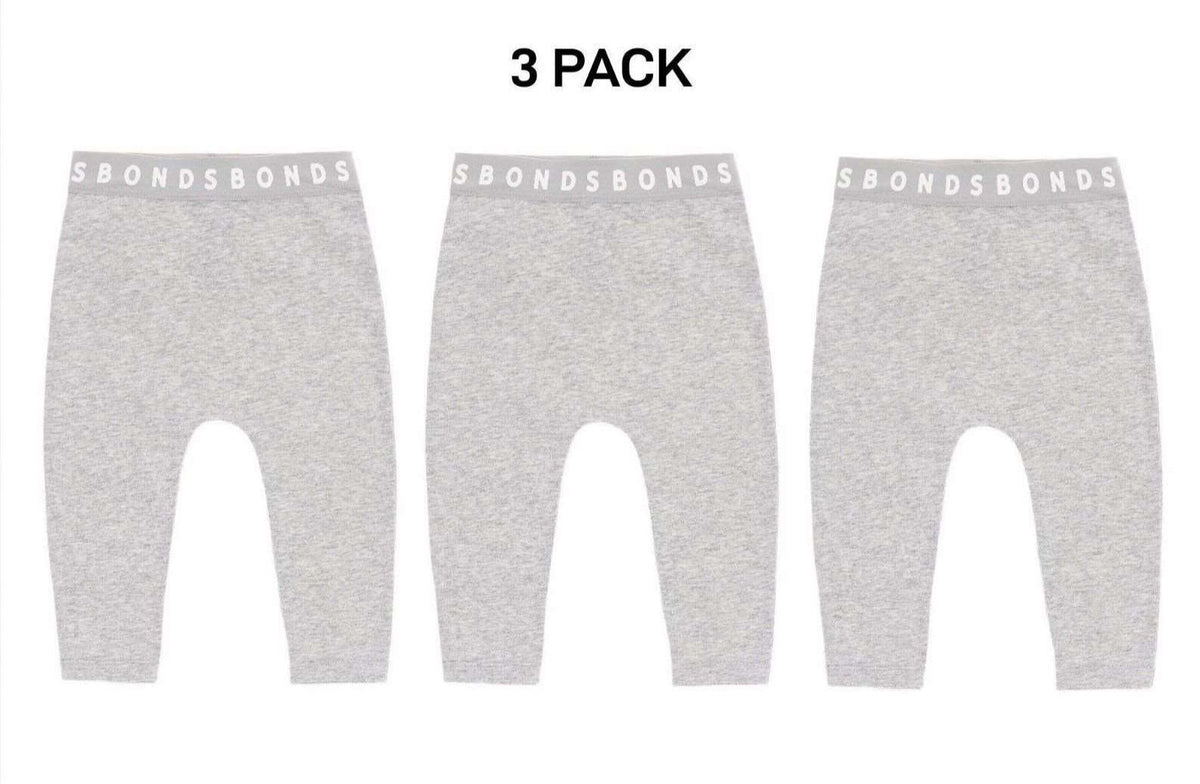 Bonds Baby Stretchies Legging Super Soft & Stretchable Comfortable 3 Pack BXF8A