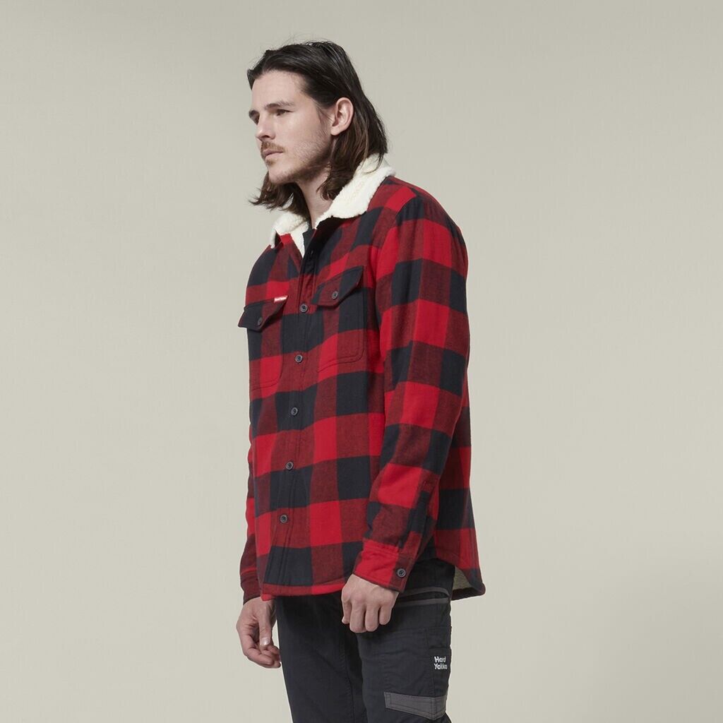 WINTER SALE! Hard Yakka Mens Heritage Trucker Sherpa Warm Work Jacket Y06823