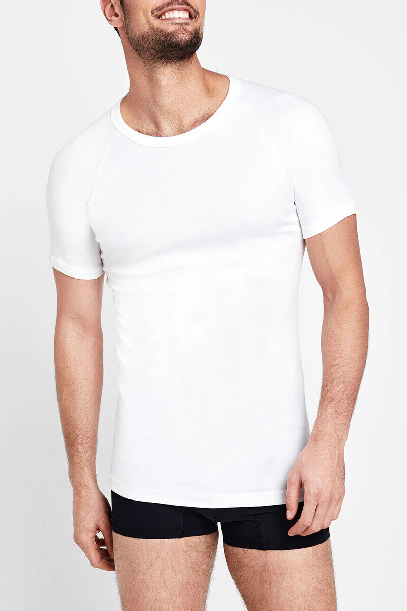 Bonds Mens Raglan Crew Round Neck T-Shirt Soft Breathable Cotton 3 Pack MB3937