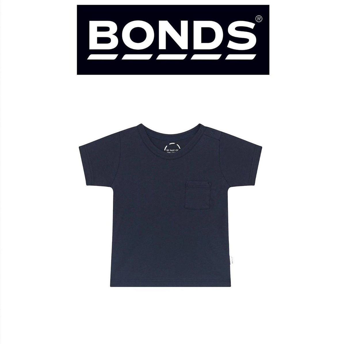 Bonds Baby Short Sleeve Crew Tee Ultimate Lightweight Super Soft Cotton KVRHA